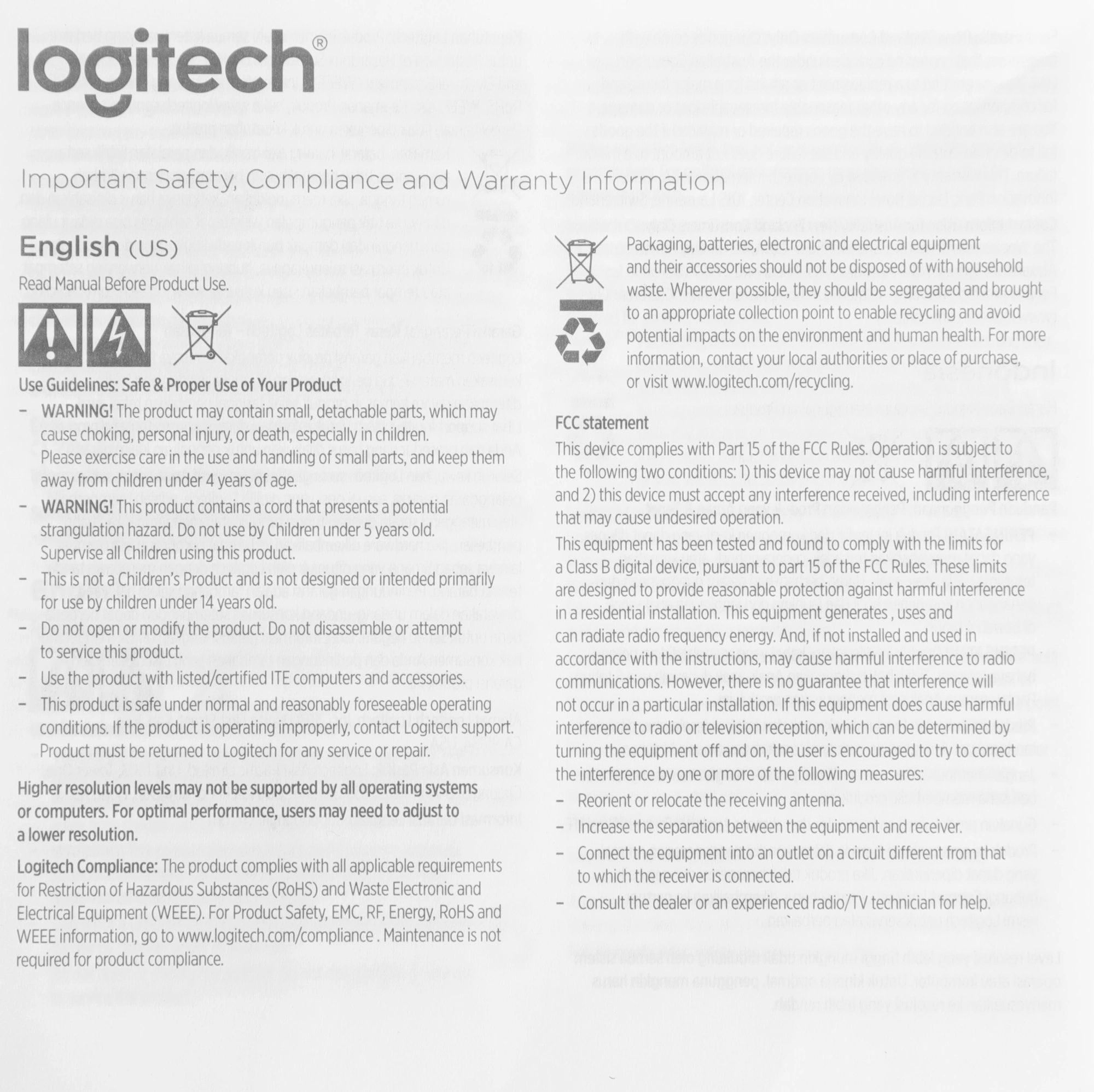 Камера Web Logitech Brio черный 13Mpix (4096x2160) USB3.0 с микрофоном (960-001723)