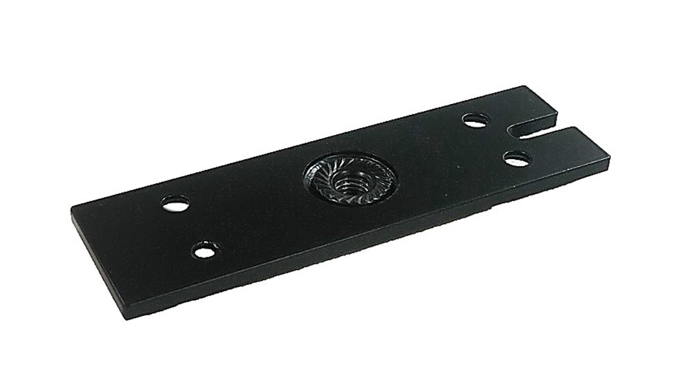 LMP-180K/200K Black - Монтажная пластина предназначена для крепления якоря электромагнитных замков без сквозного сверления двери
