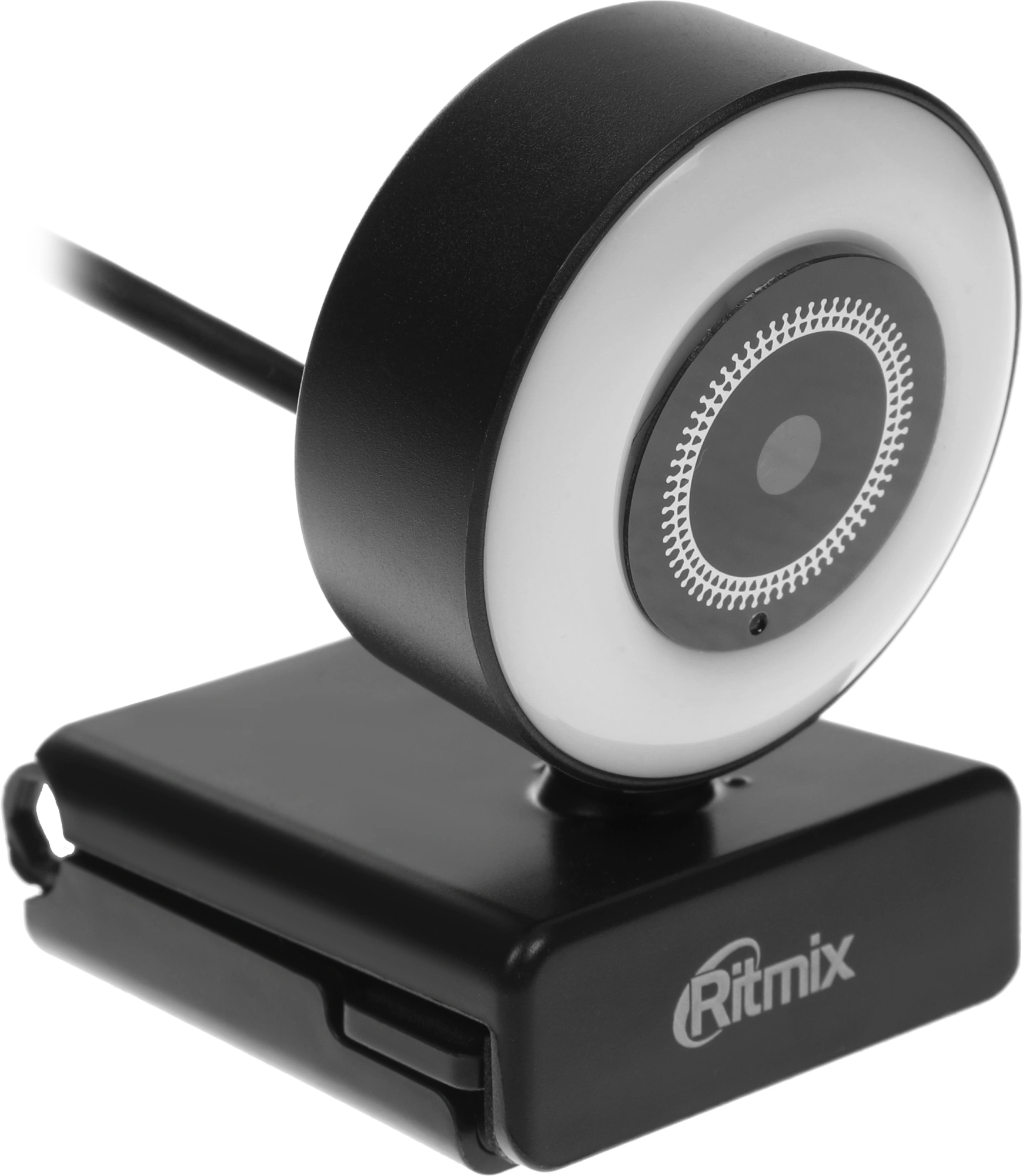 Камера Web Ritmix RVC-250 черный 5Mpix (2592x1944) USB2.0 с микрофоном