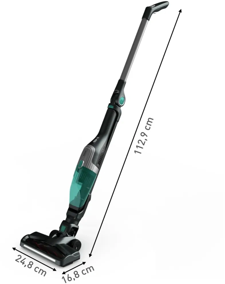 Пылесос Tefal Xtrem Compact Essential TY1239WO лазурный/серый