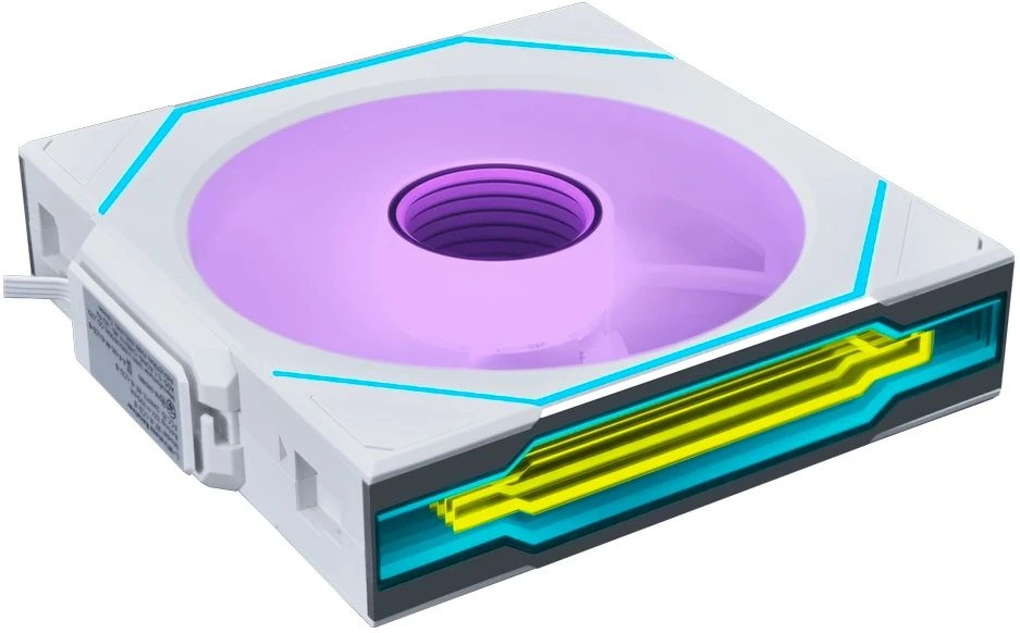 Вентилятор для корпуса Lian-Li Uni Fan SL-INF Wireless 120 ARGB 120х124.5x28 белый 4-pin 29.2дБ (упак.:3шт) (G99.12SLIN1W3W.R0) Ret