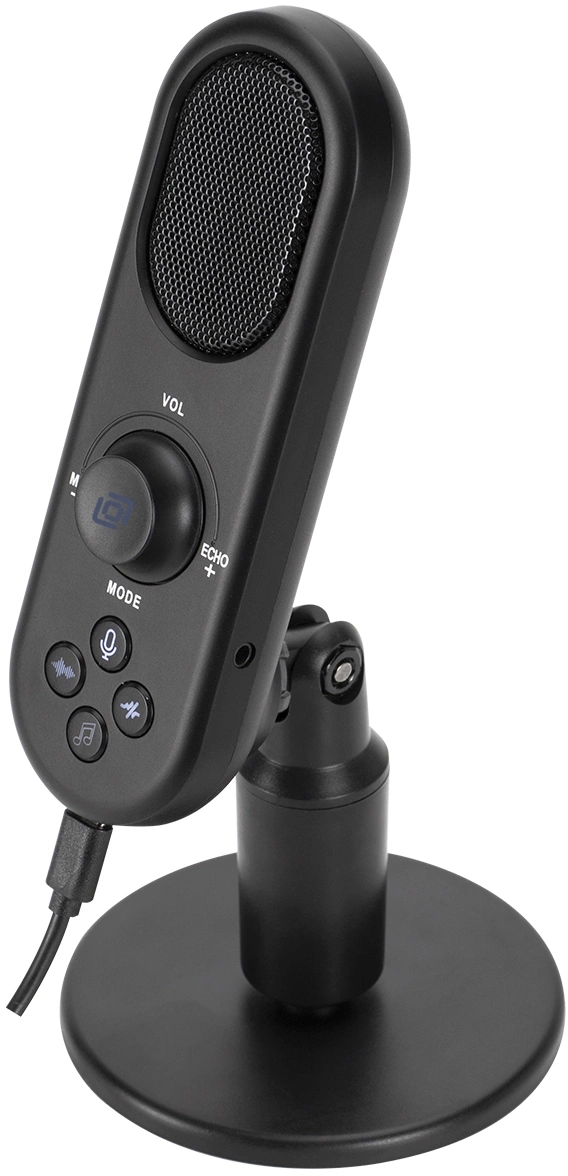 Микрофон проводной Оклик MP-M300 1.5м черный