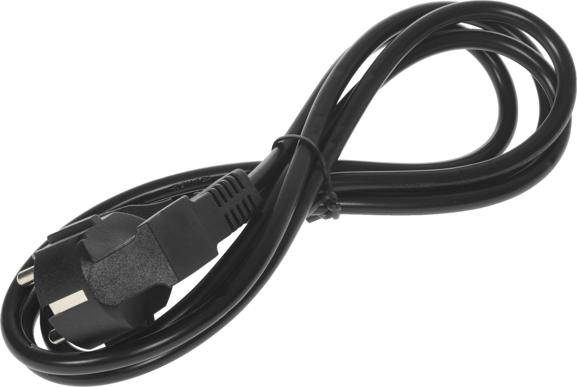Кабель Ningbo IEC C5 (3-pin) Евровилка 1.8м (NCABLE) черный