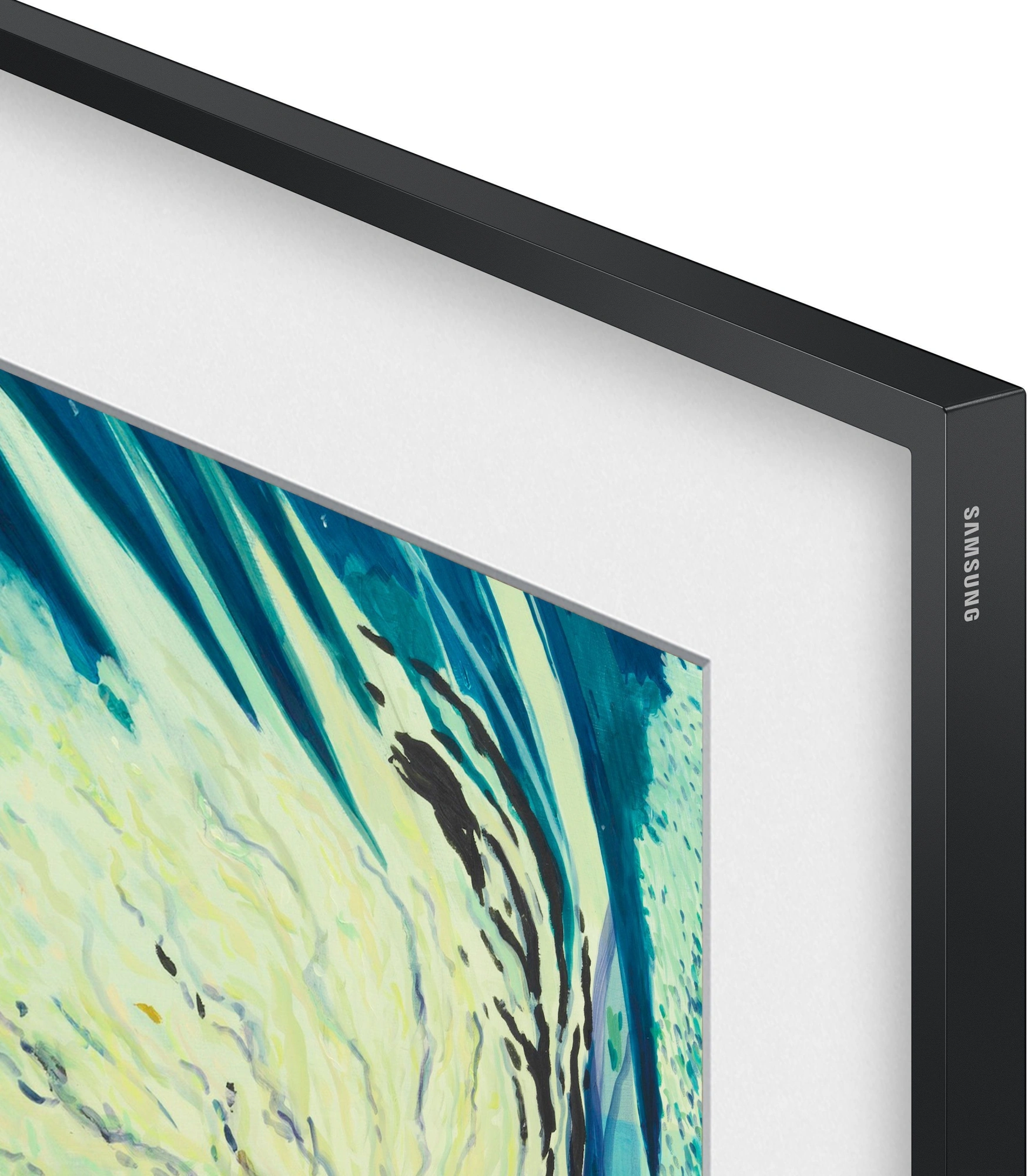 Телевизор QLED Samsung 55" QE55LS03FAUXRU The Frame черный 4K Ultra HD 120Hz DVB-T2 DVB-C DVB-S2 USB WiFi Smart TV