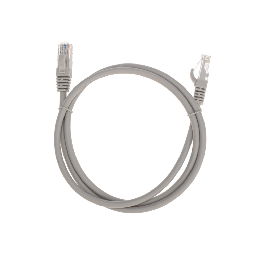 02-0290-1 - Патч-корд U/UTP, CAT 6, RJ45-RJ45, 26AWG, LSZH, серый, 1м, Rexant