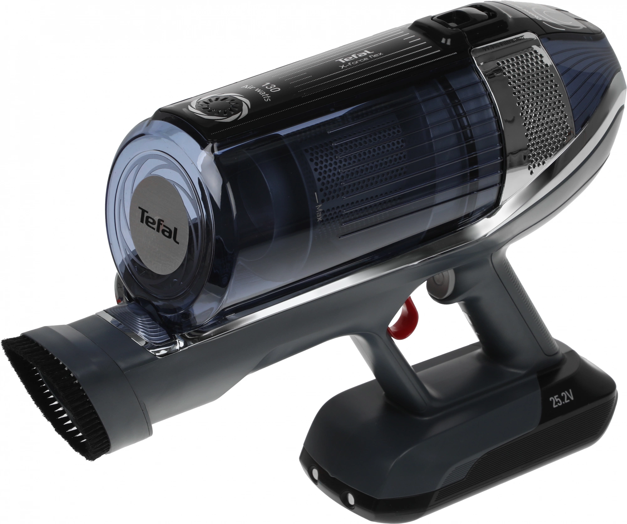 Пылесос ручной Tefal X-Force Flex 11.60 Aqua TY9890WO синий/серый