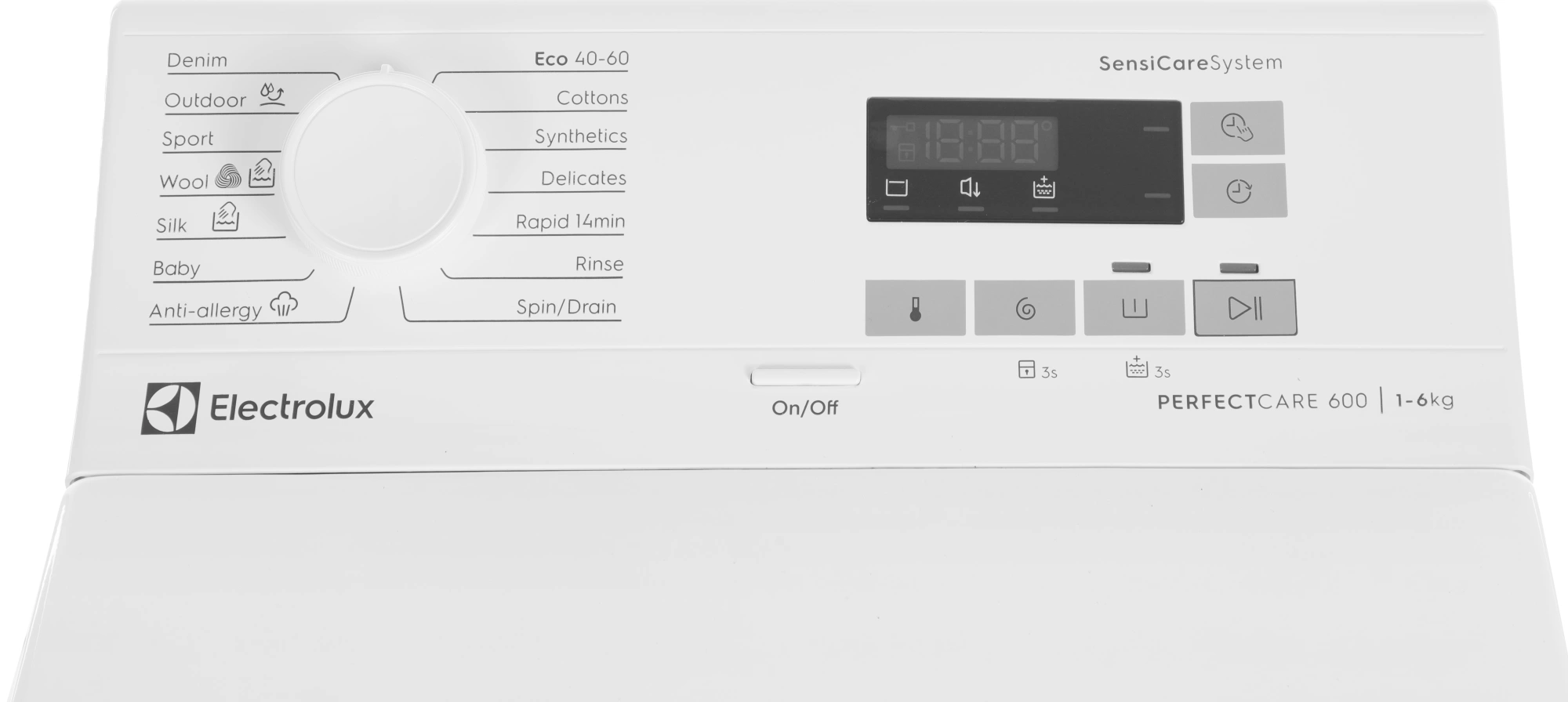 Стиральная машина Electrolux EW6TN5261F пан.англ. класс: D загр.вертикальная макс.:6кг белый