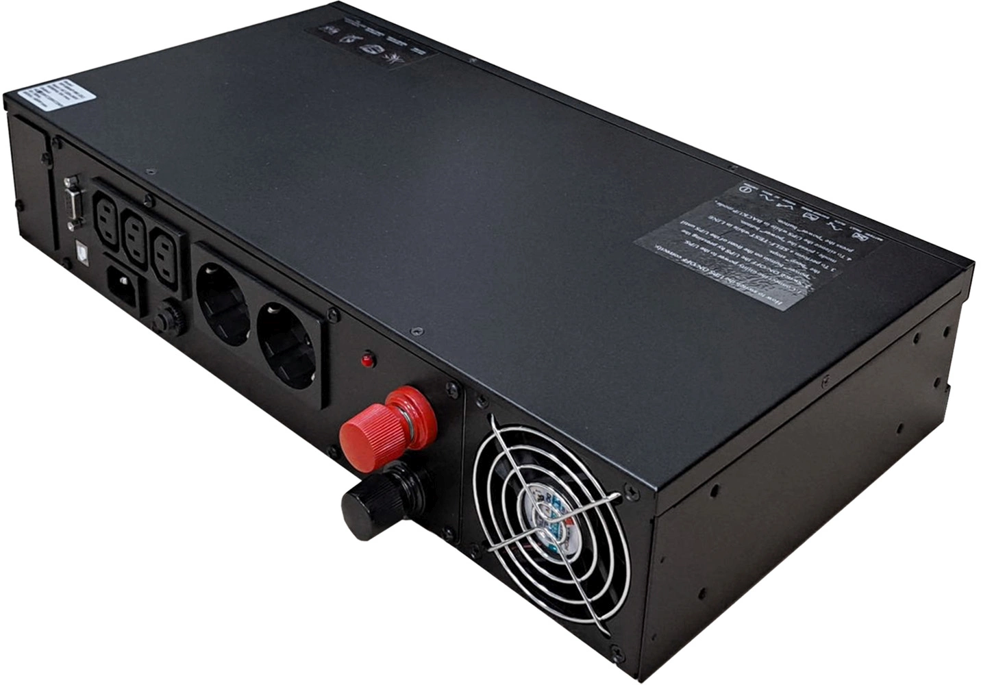 Источник бесперебойного питания Powercom Infinity INF-1500AP RM (3U) 1050Вт 1500ВА черный без батареи