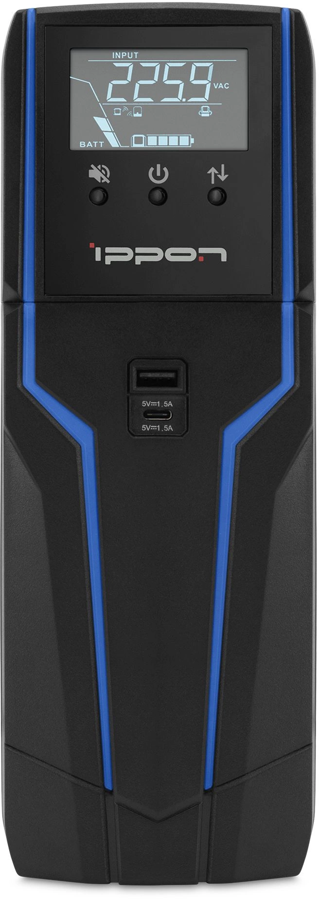 Источник бесперебойного питания Ippon Game Power Pro 1000 600Вт 1000ВА черный