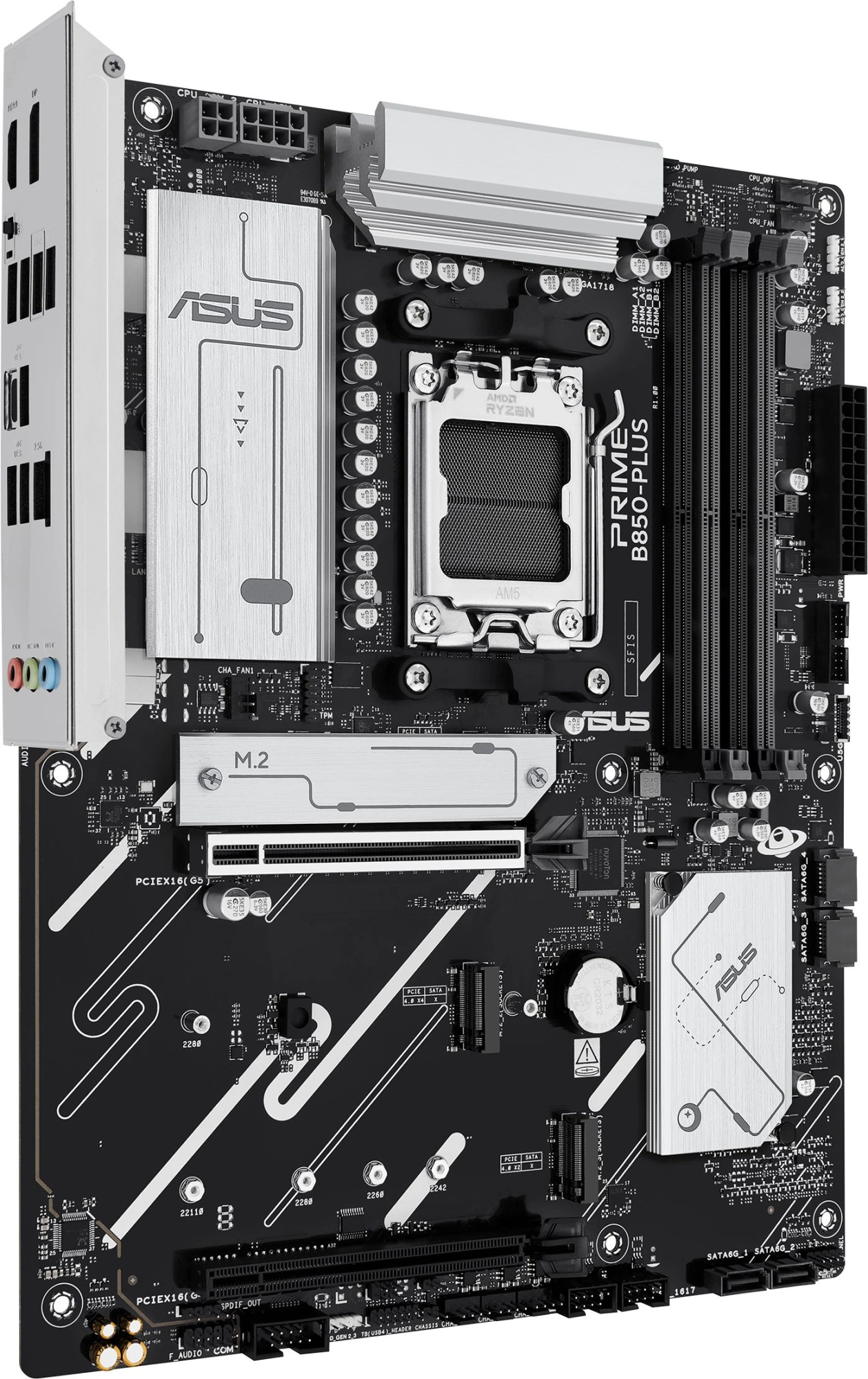 Материнская плата Asus PRIME B850-PLUS-CSM Socket AM5 AMD B850 4xDDR5 ATX AC`97 8ch(7.1) 2.5Gg RAID+HDMI+DP