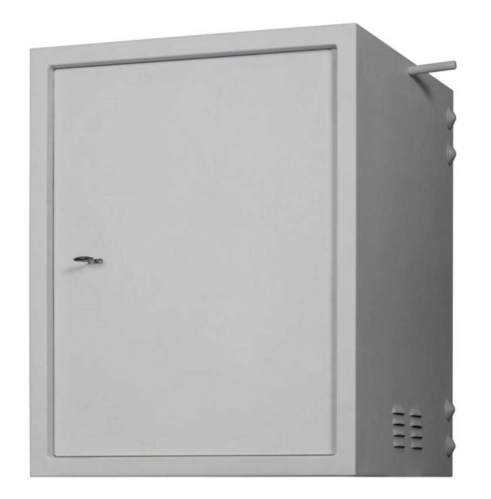 TWS-096054-M-GY - Настенный антивандальный шкаф NIKOMAX 19", 9U, Ш600хВ501хГ545мм, серый