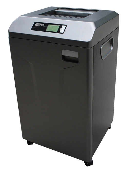 Шредер Office Kit S1150 3.9х30 (секр.P-4) фрагменты 35лист. 115лтр. скрепки скобы пл.карты CD