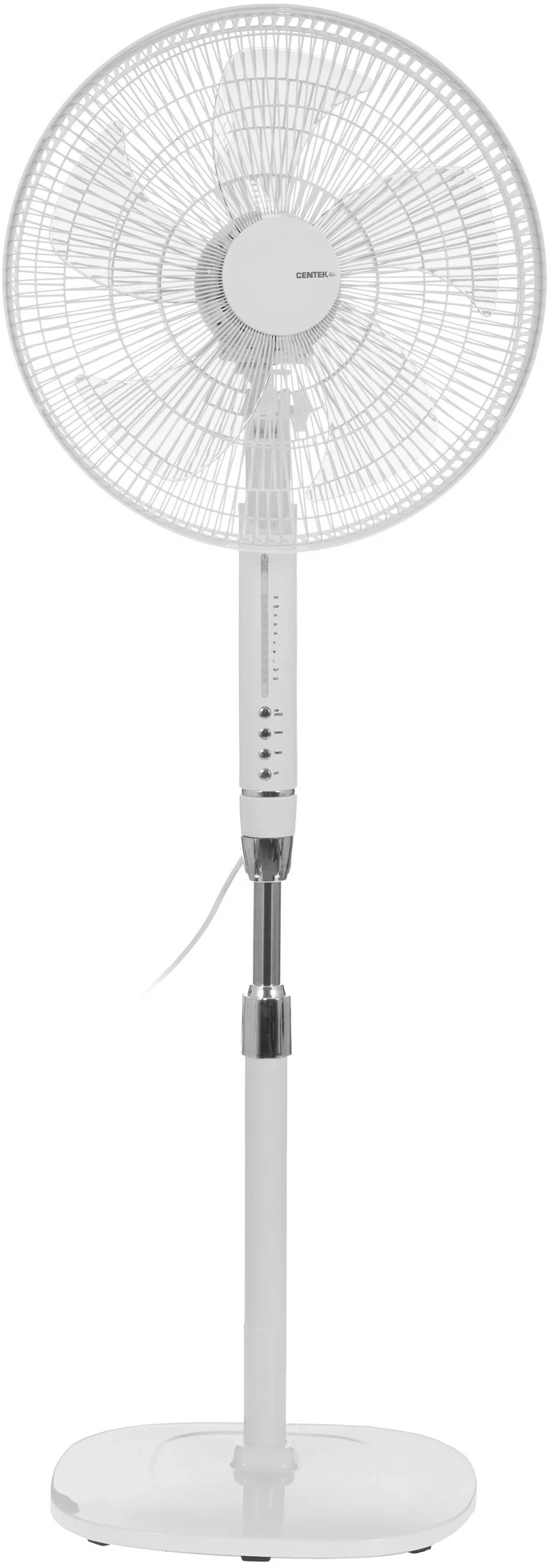 Вентилятор напольный Centek CT-5023 65Вт скоростей:4 ПДУ белый