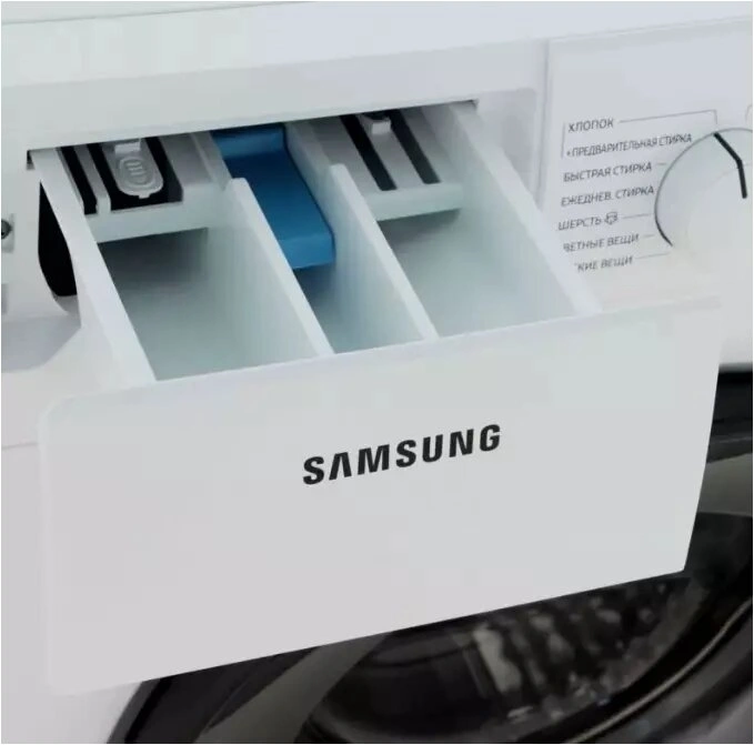 Стиральная машина Samsung WW80T3040BW/LP класс: A загр.фронтальная макс.:8кг белый инвертор