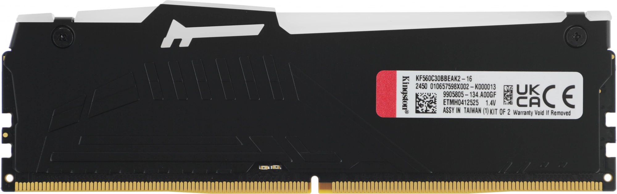 Память DDR5 2x8GB 6000MHz Kingston KF560C30BBEAK2-16 Fury Beast Black Expo RGB RTL Gaming PC5-48000 CL30 DIMM 288-pin 1.4В kit single rank с радиатором Ret