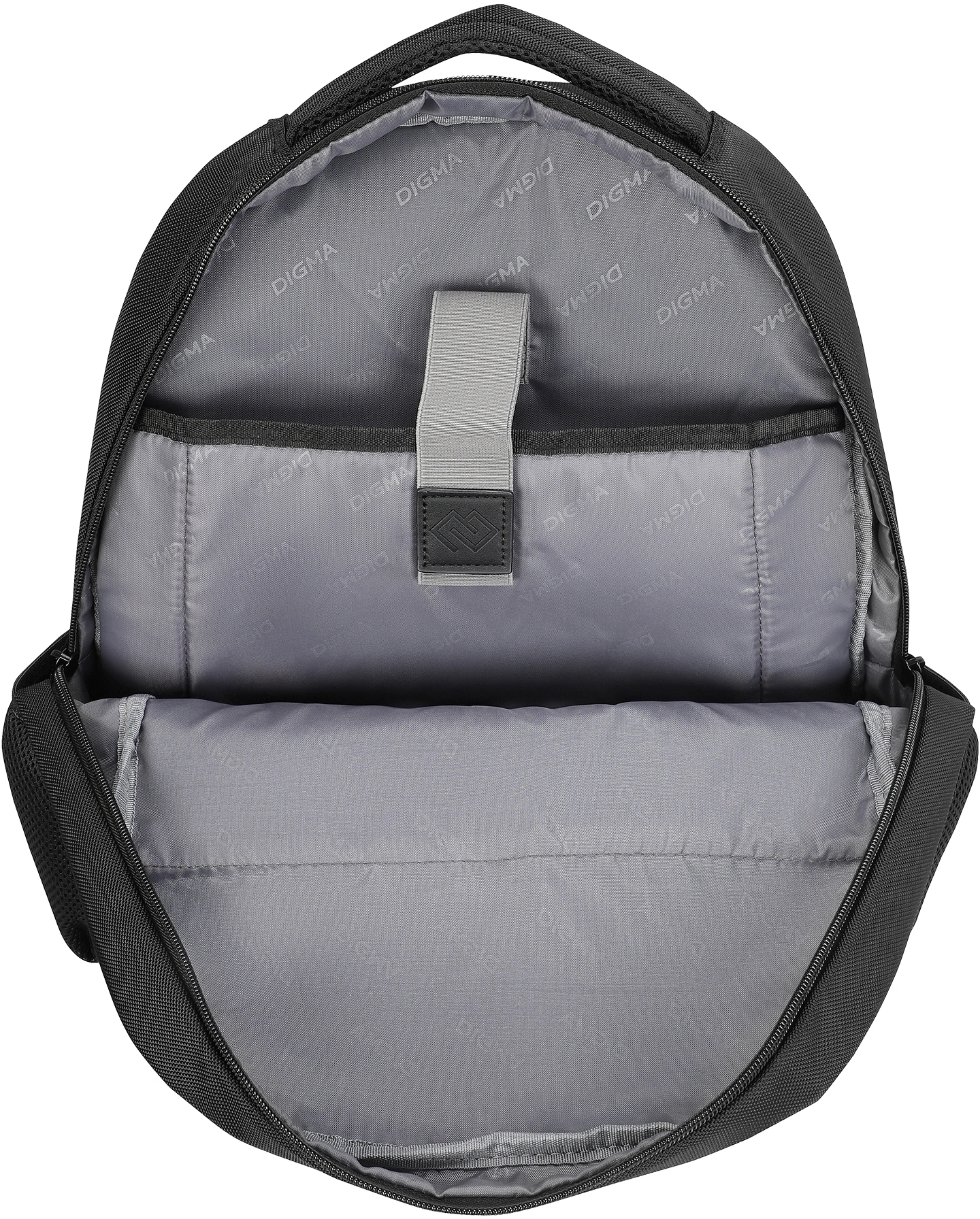 Рюкзак для ноутбука 15.6" Digma Stash S1 черный полиэстер (DGBP15S1BK)
