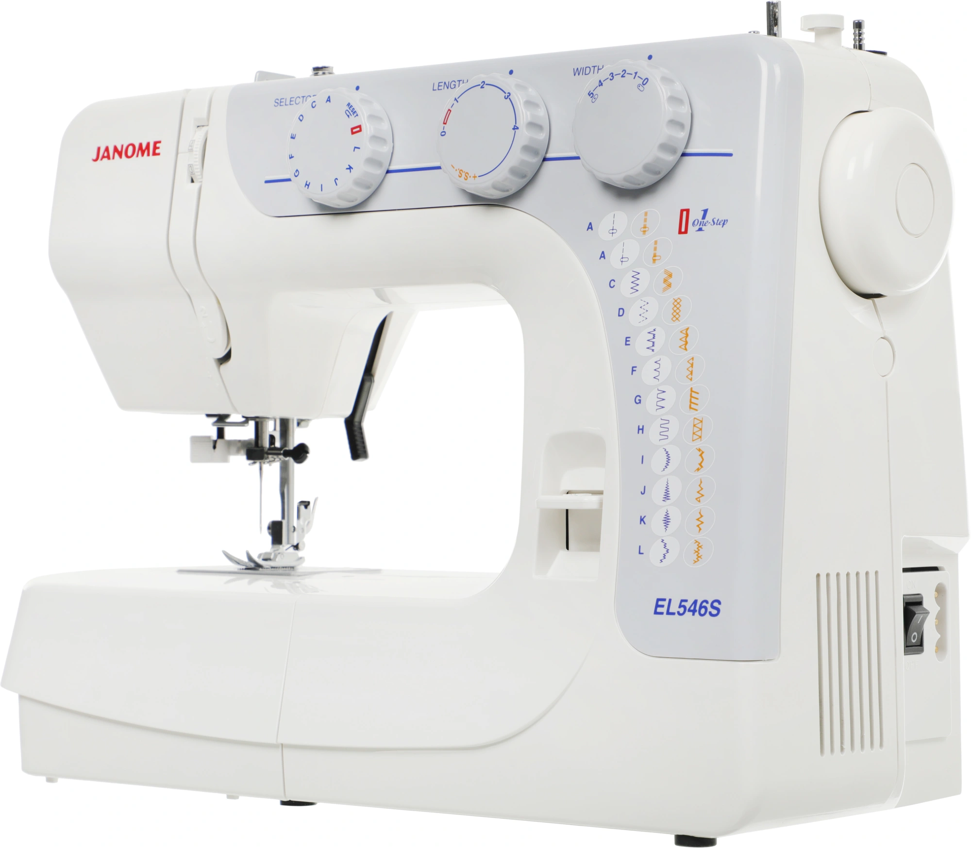 Швейная машина Janome EL546S белый