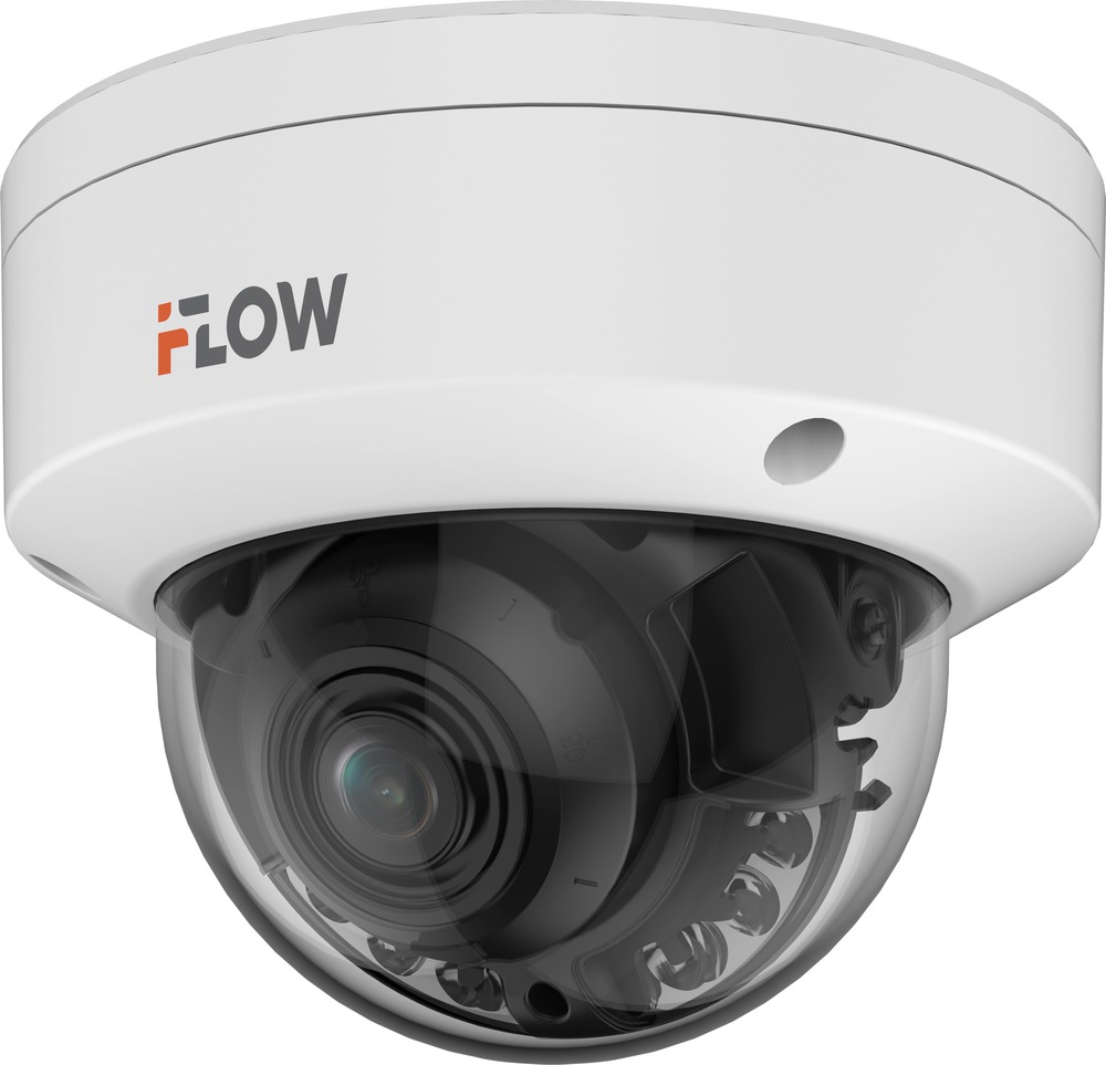 F-IC-2486CMS(2.8mm) - 8Мп уличная куполная IP-камера с гибридной Smart подсветкой до 30м, технологией BrightVu и SharpSense