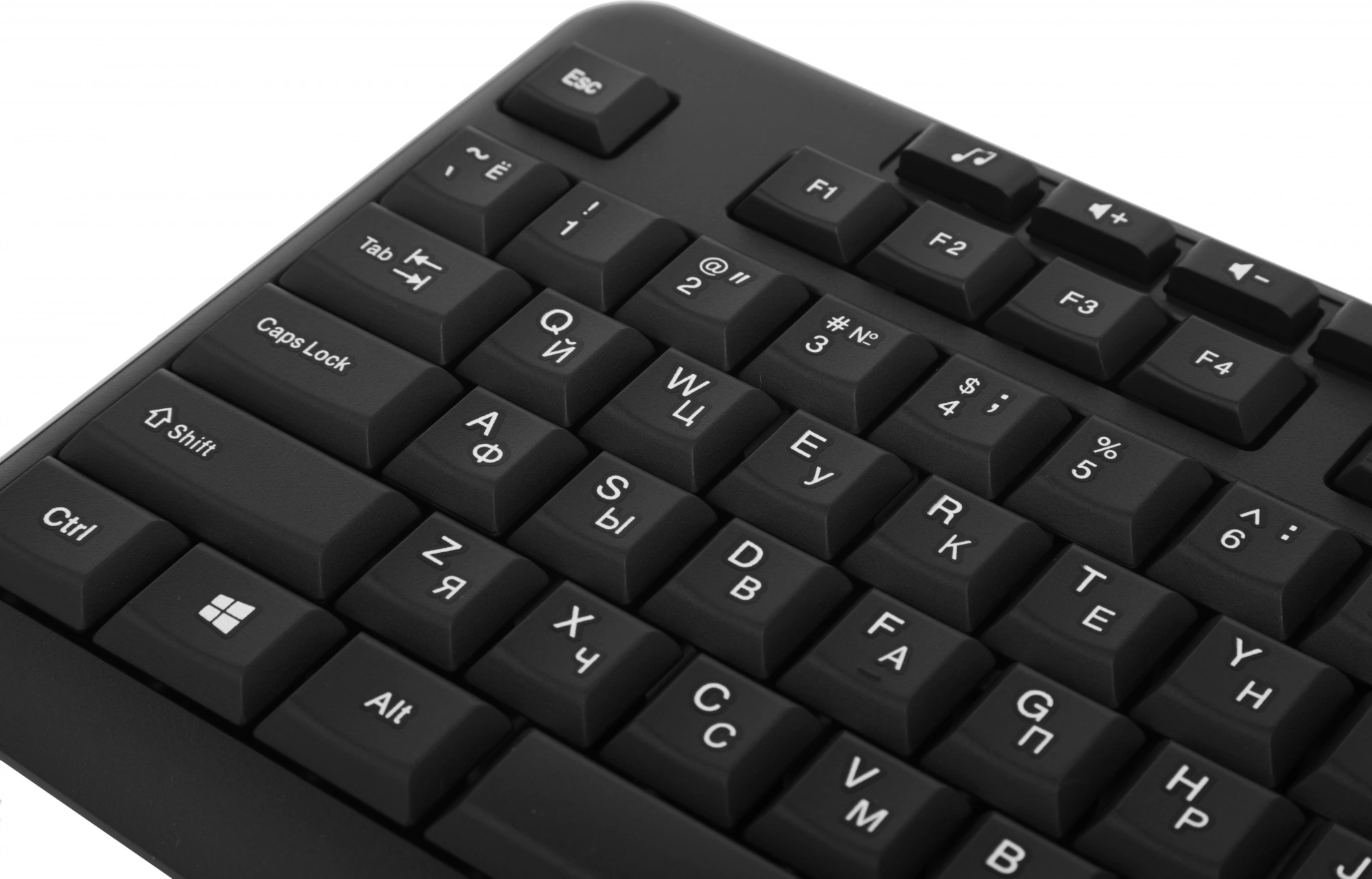 Клавиатура Оклик 305M черный USB Multimedia (1659987)