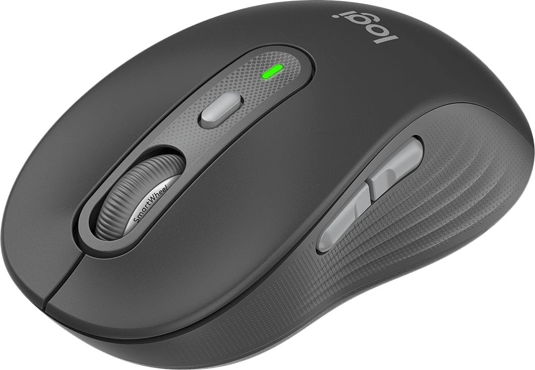 Мышь Logitech M750 графитовый оптическая 4000dpi беспров. BT/Radio USB 5but (910-006269)