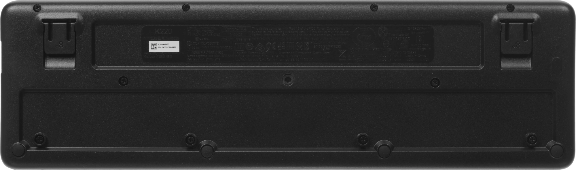 Клавиатура + мышь Logitech MK220 клав:черный мышь:черный USB беспроводная (920-003169)