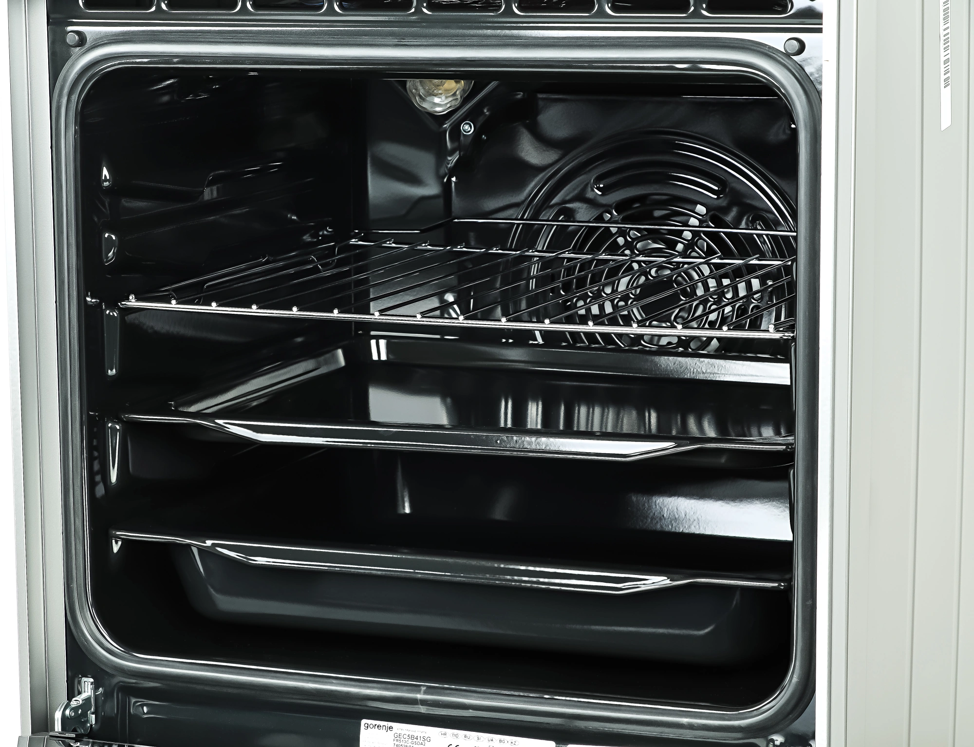 Плита Электрическая Gorenje GEC5B41SG серый стеклокерамика (без крышки)