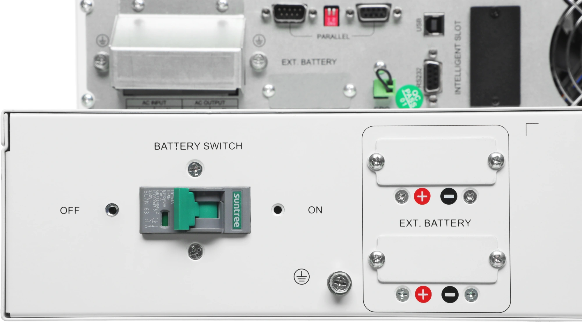 Источник бесперебойного питания Ippon Na+ II RTA 6K 6000Вт 6000ВА белый