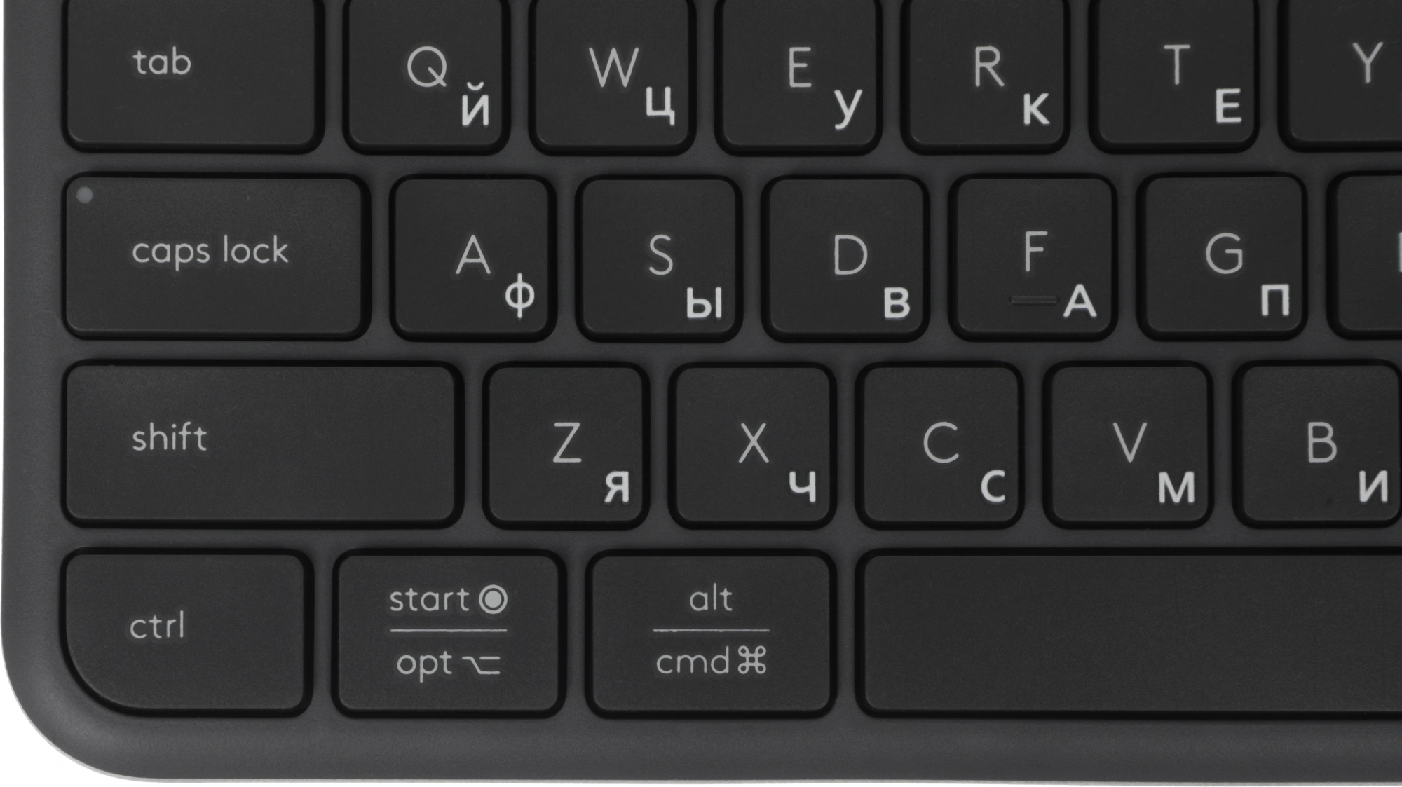 Клавиатура Logitech K950 черный USB беспроводная BT/Radio slim (920-012434)