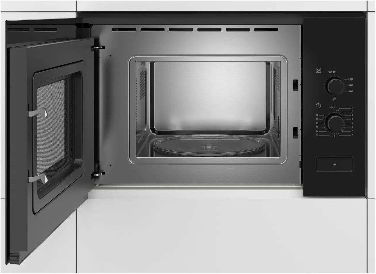 Микроволновая печь Bosch BFL520MB0 20л. 800Вт черный (встраиваемая)