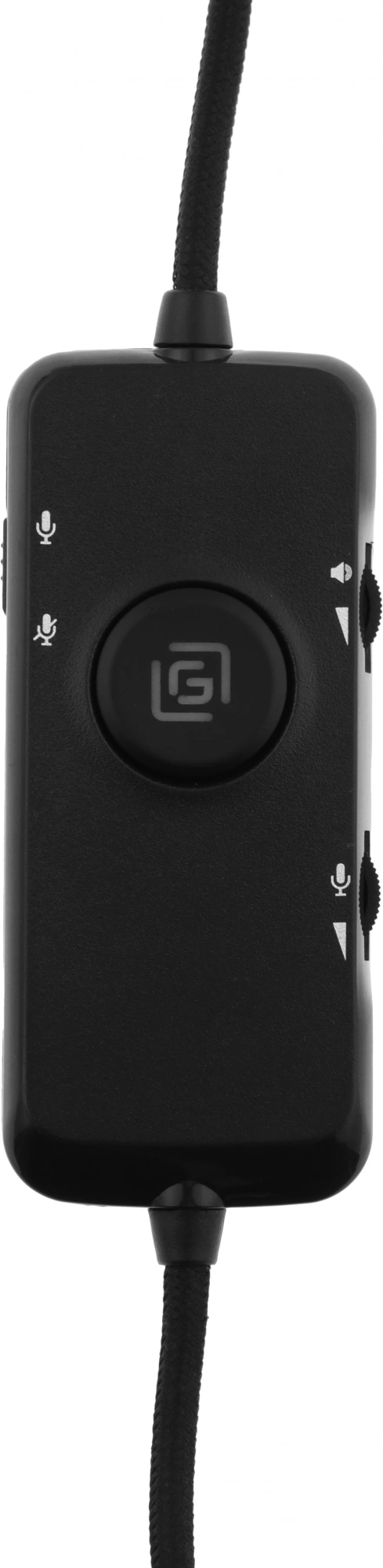 Наушники с микрофоном Оклик HS-L710G белый/черный 2м мониторные оголовье (1978693)