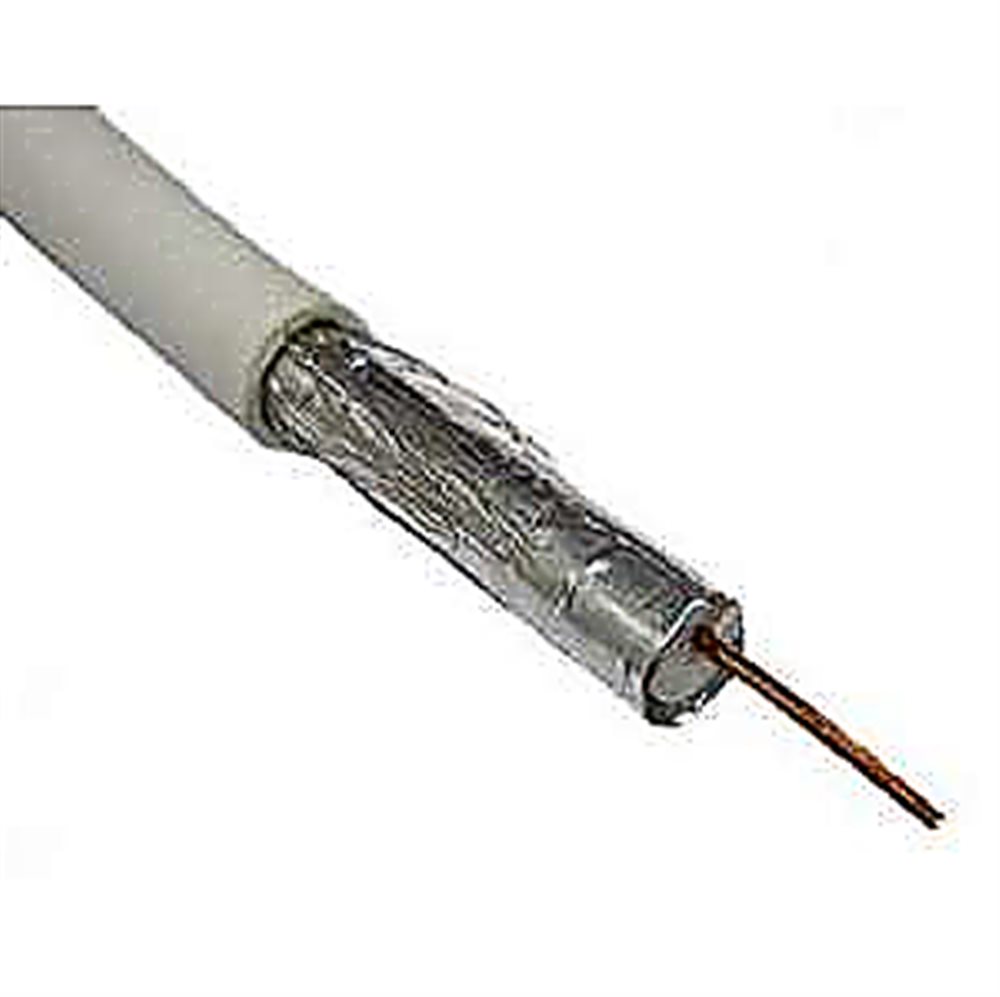 01-2432 - Кабель коаксиальный CAVEL SAT 703 B, Cu/Al/CuSn, 75%, 75 Ом, (бухта 100 м), белый