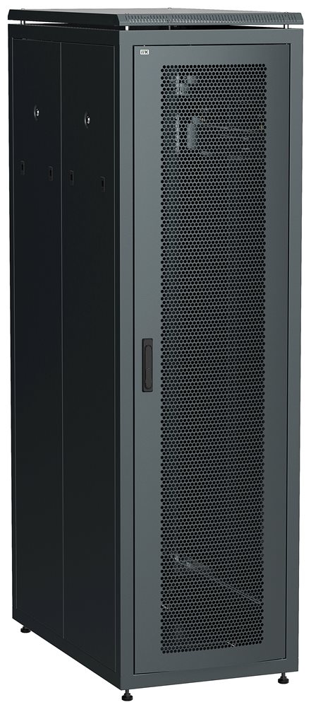LN05-42U81-PP - ITK LINEA N 42U 800х1000мм перф. пер. дв. задн. перф. чер.