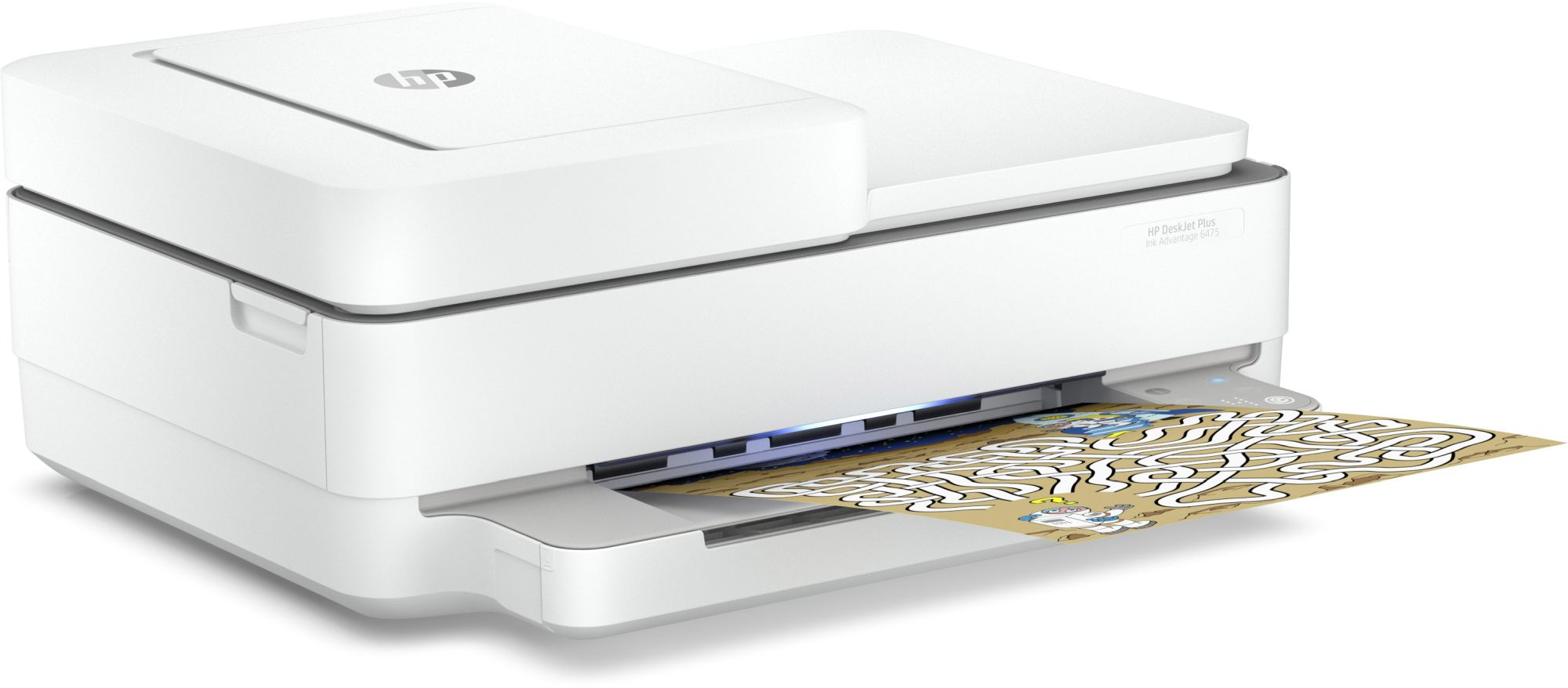 МФУ струйный HP DeskJet Plus Ink Advantage 6475 (5SD78C) A4 Duplex WiFi белый