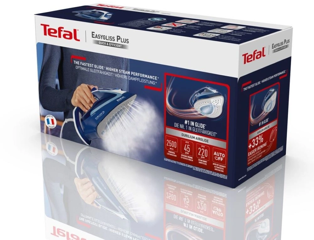 Утюг Tefal FV5735E0 2500Вт синий/белый