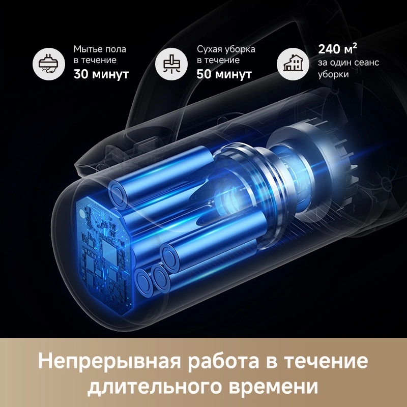 Пылесос моющий Trouver K30 Mix 300Вт белый/черный
