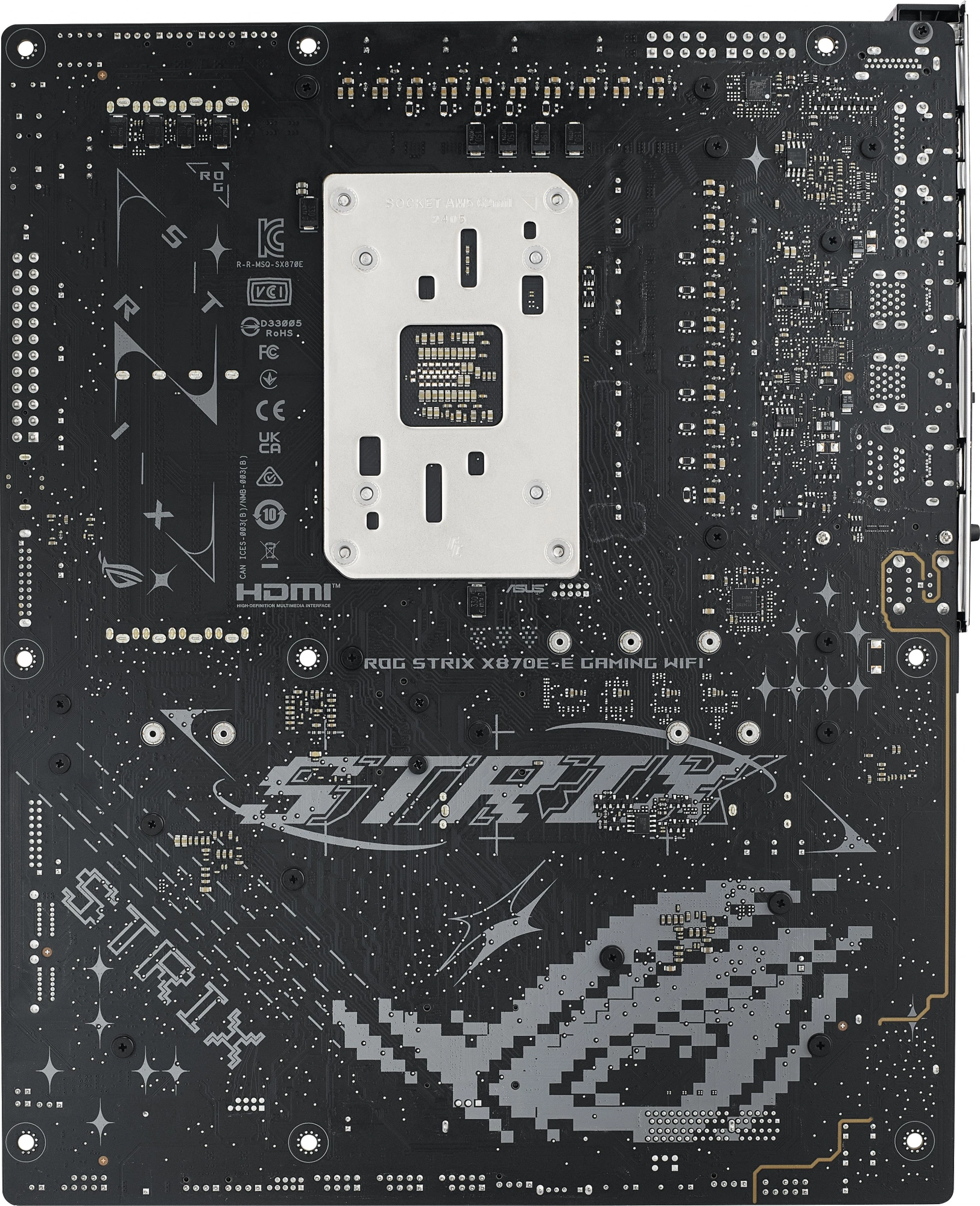 Материнская плата Asus ROG STRIX X870E-E GAMING WIFI Socket AM5 AMD X870E 4xDDR5 ATX AC`97 8ch(7.1) 5Gigabit RAID+HDMI