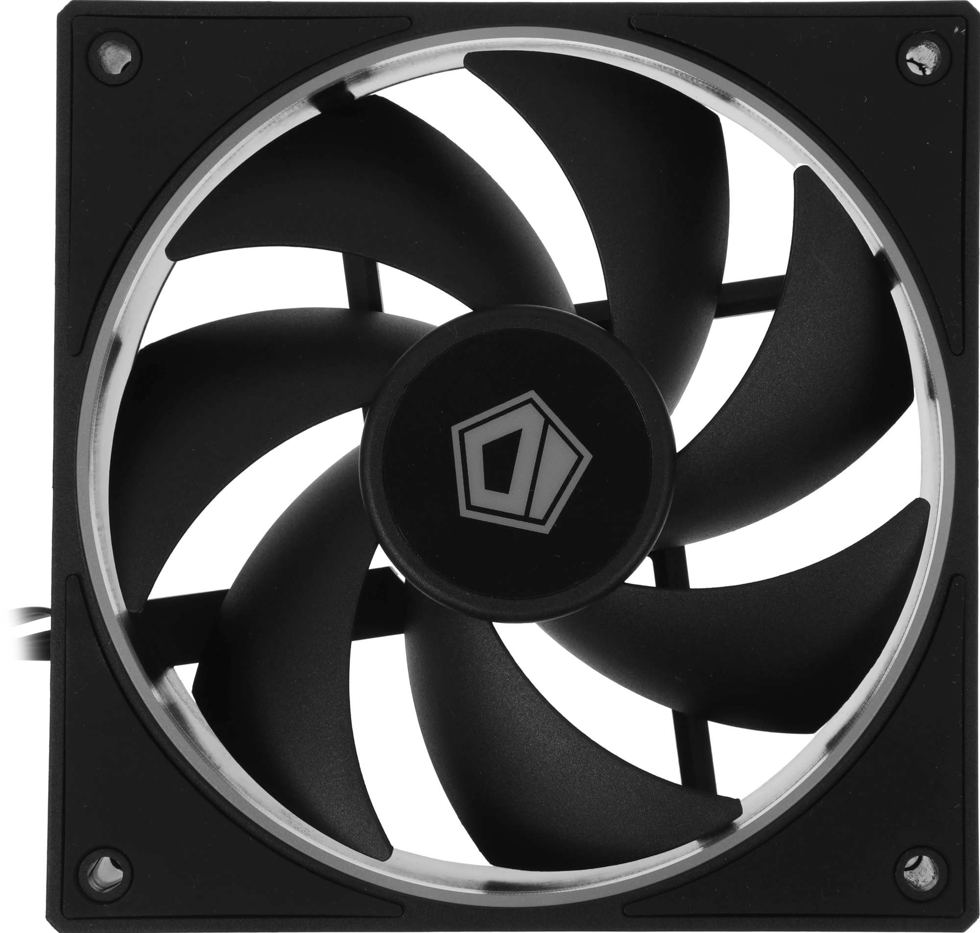 Вентилятор для корпуса ID-Cooling AF-127 ARGB 120х120x27 черный 4-pin 30дБ (AF-127-ARGB-K) Ret