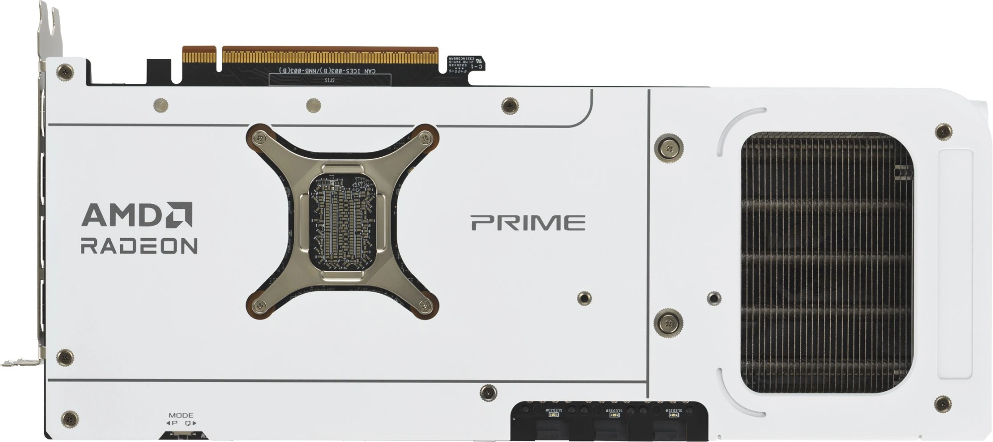 Видеокарта Asus PCI-E 5.0 PRIME-RX9070XT-O16GWHITE AMD Radeon RX 9070XT 16Gb 256bit GDDR6 2460/20000 HDMIx1 DPx3 HDCP Ret
