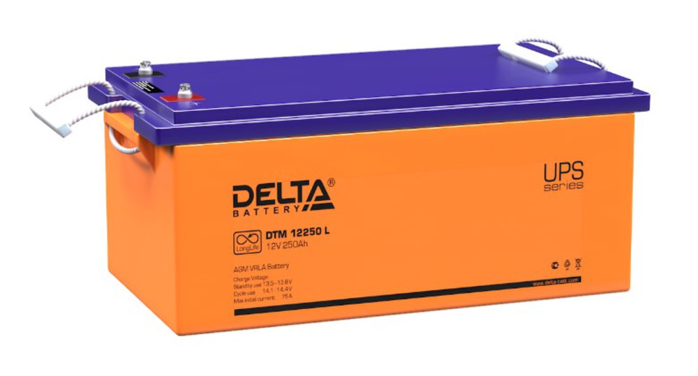 Аккумуляторная батарея Delta DTM 12250 L (12V / 250Ah)