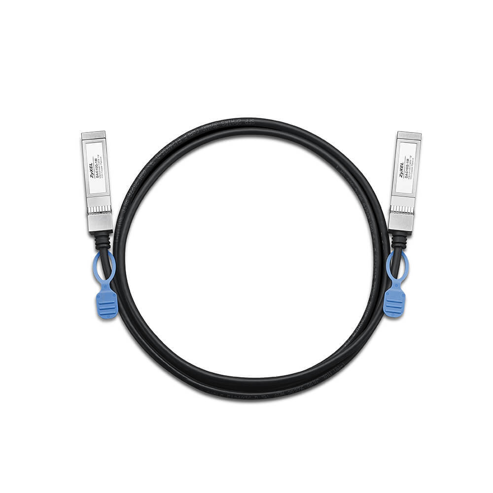 DAC10G-3M-ZZ0103F - Кабель для стекирования Zyxel DAC10G-3M, 10G SFP+, поддержка DDMI, 3 метра