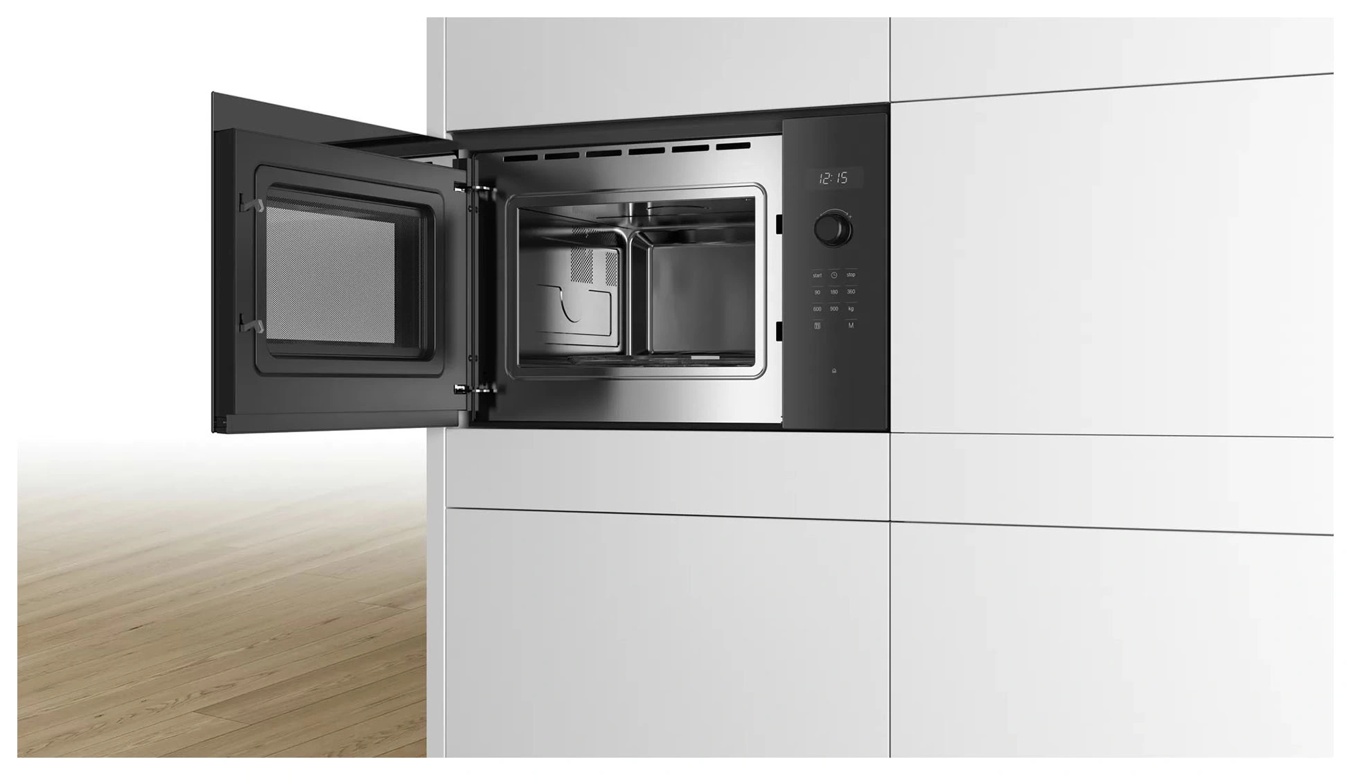 Микроволновая печь Bosch BFL554MB0 25л. 900Вт черный (встраиваемая)