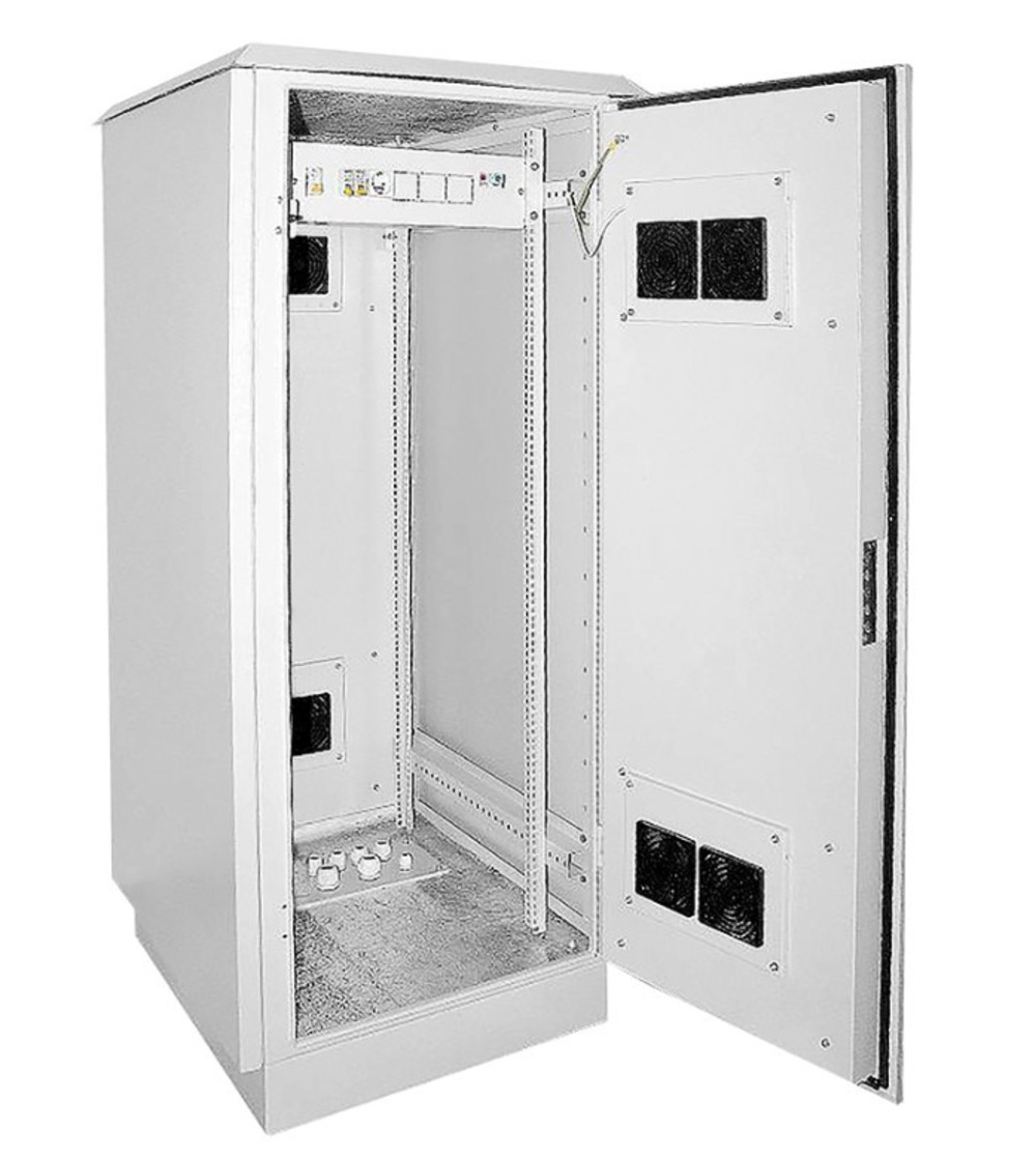 LO35-42U78-MM55 -  Шкаф уличный 19" 42U 720x860, IP55 металл двери, серый, ITK