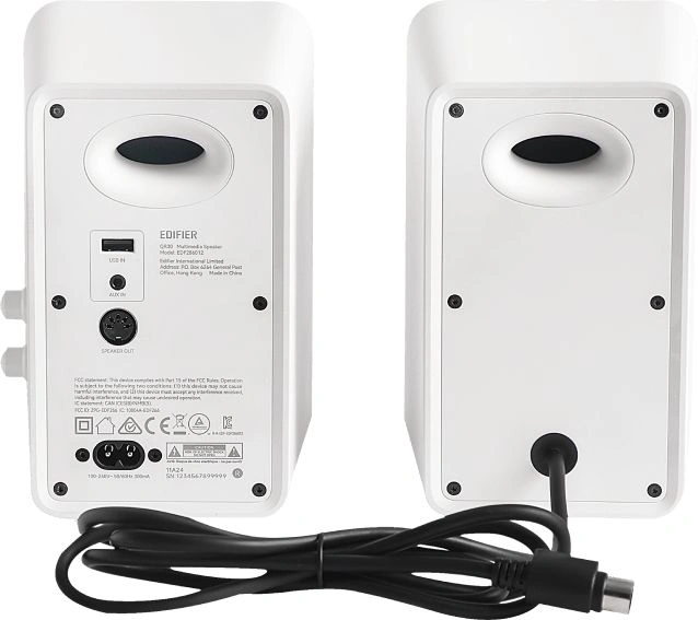 Колонки Edifier QR30 2.0 белый 30Вт