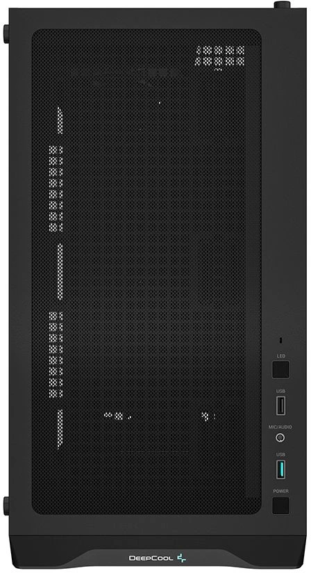 Корпус Deepcool CC360 ARGB черный без БП mATX 5x120mm 4x140mm 1xUSB2.0 1xUSB3.0 audio bott PSU