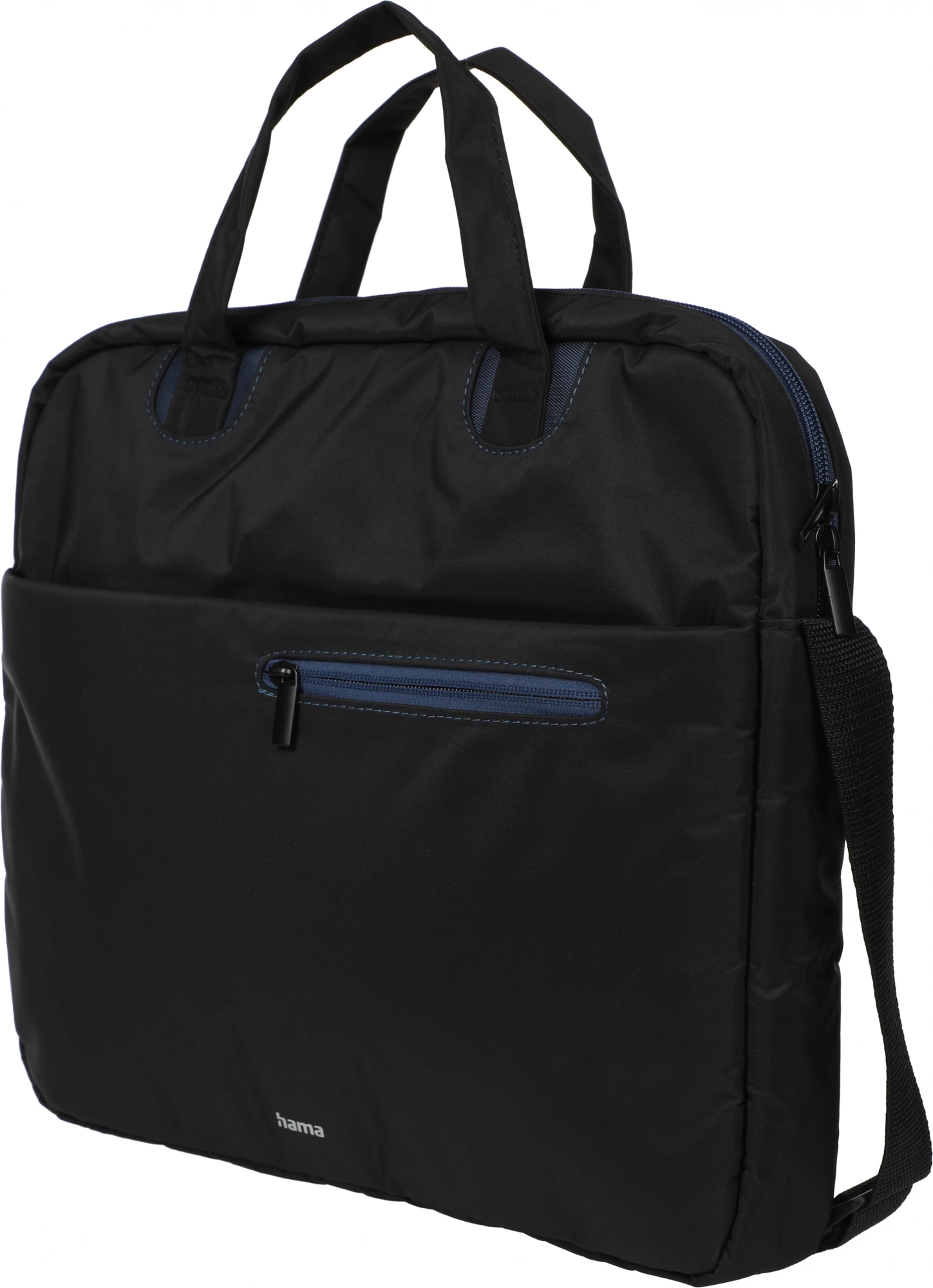 Сумка для ноутбука 15.6" Hama Sydney черный/синий полиэстер (00216519)
