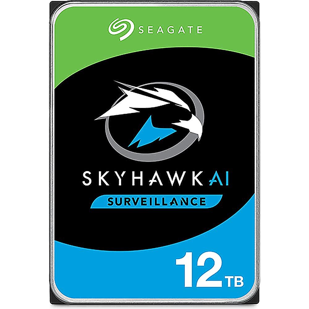 Жесткий диск SEAGATE SkyHawk AI ST12000VE001, 12Тб, HDD, SATA III, 3.5"
