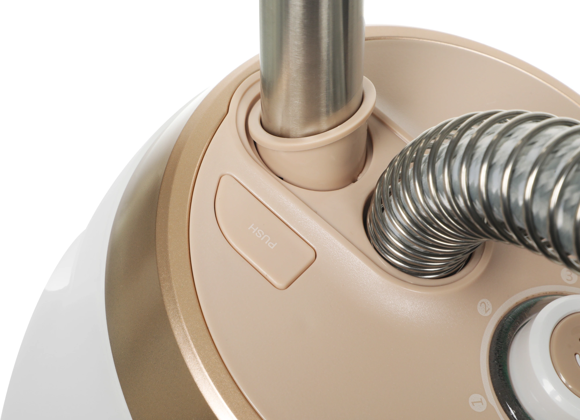 Отпариватель напольный Hyundai H-US02259 1800Вт белый/золотистый