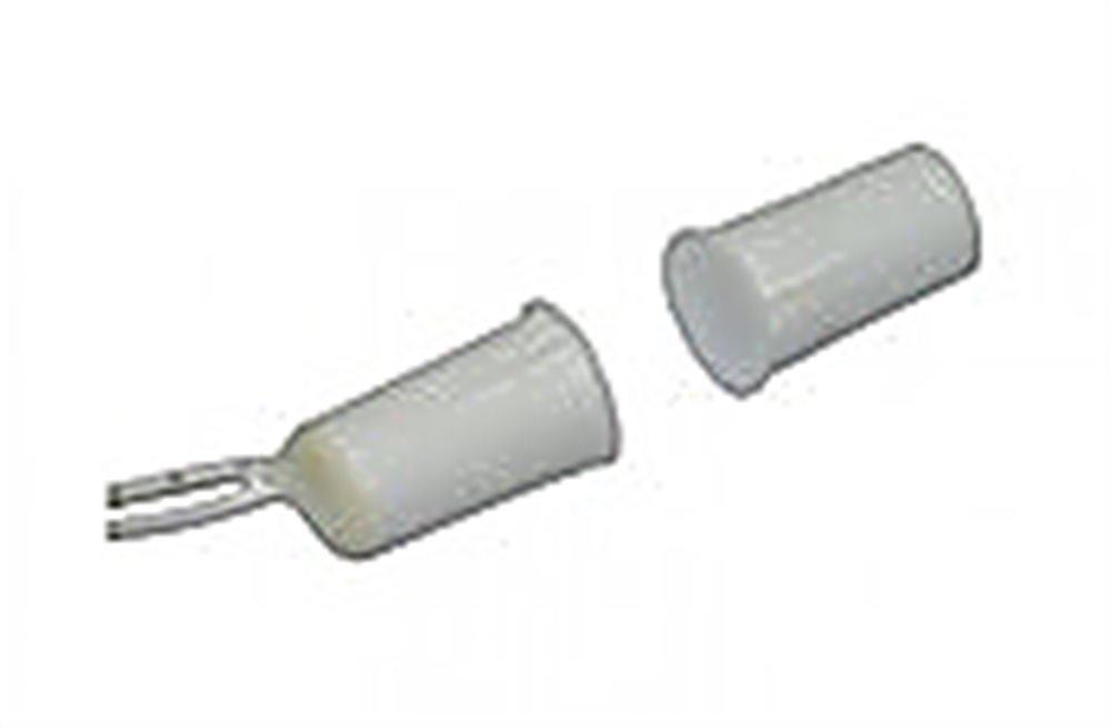 ST-DM010NC-WT - Магнитоконтактный датчик, НЗ, белый, врезной для деревянных дверей,  миниатюрный, зазор 25 мм