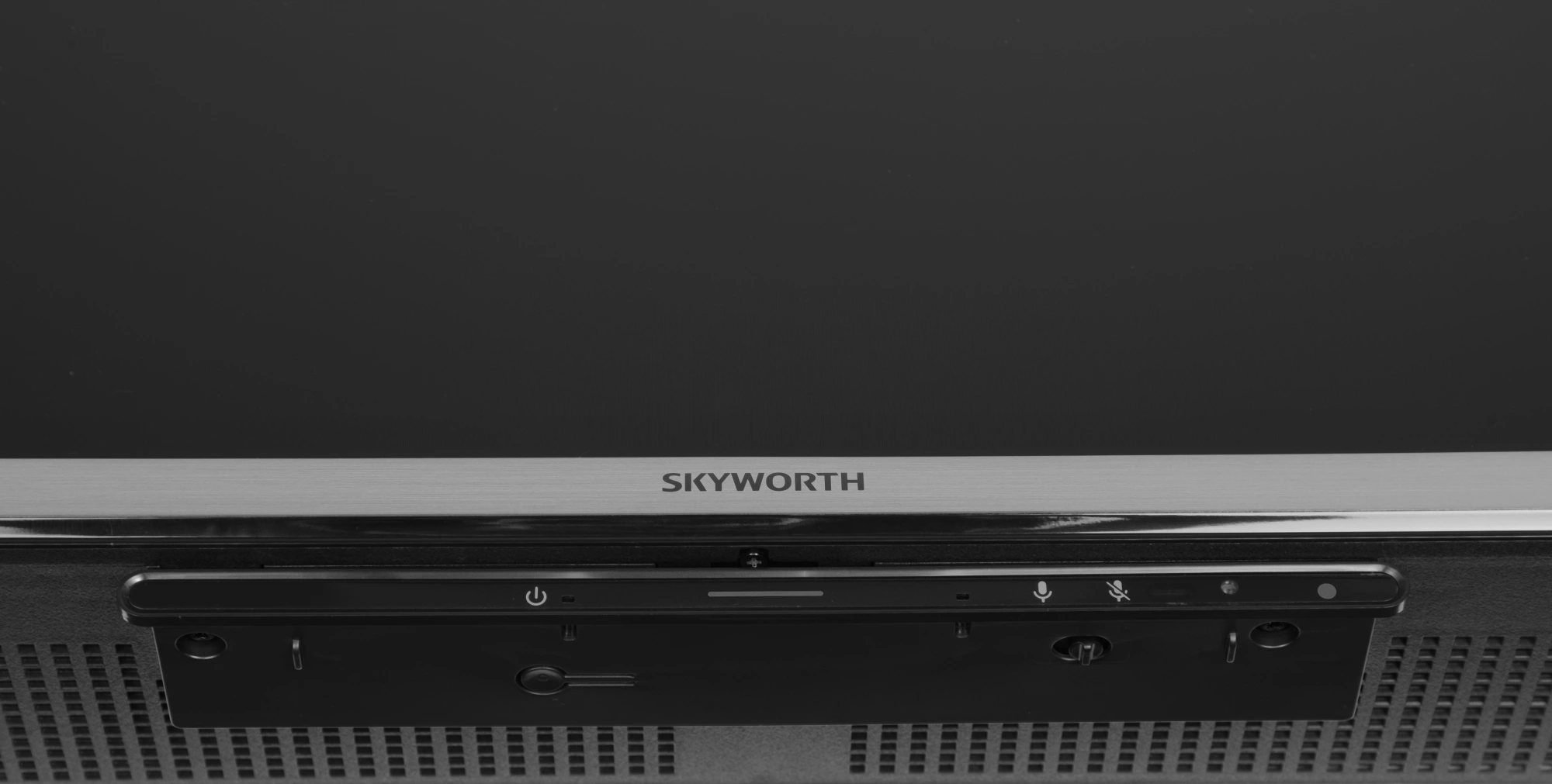 Телевизор QLED Skyworth 55" 55Q66G Google TV Frameless черный/серебристый 4K Ultra HD 60Hz DVB-T DVB-T2 DVB-C DVB-S DVB-S2 USB WiFi Smart TV