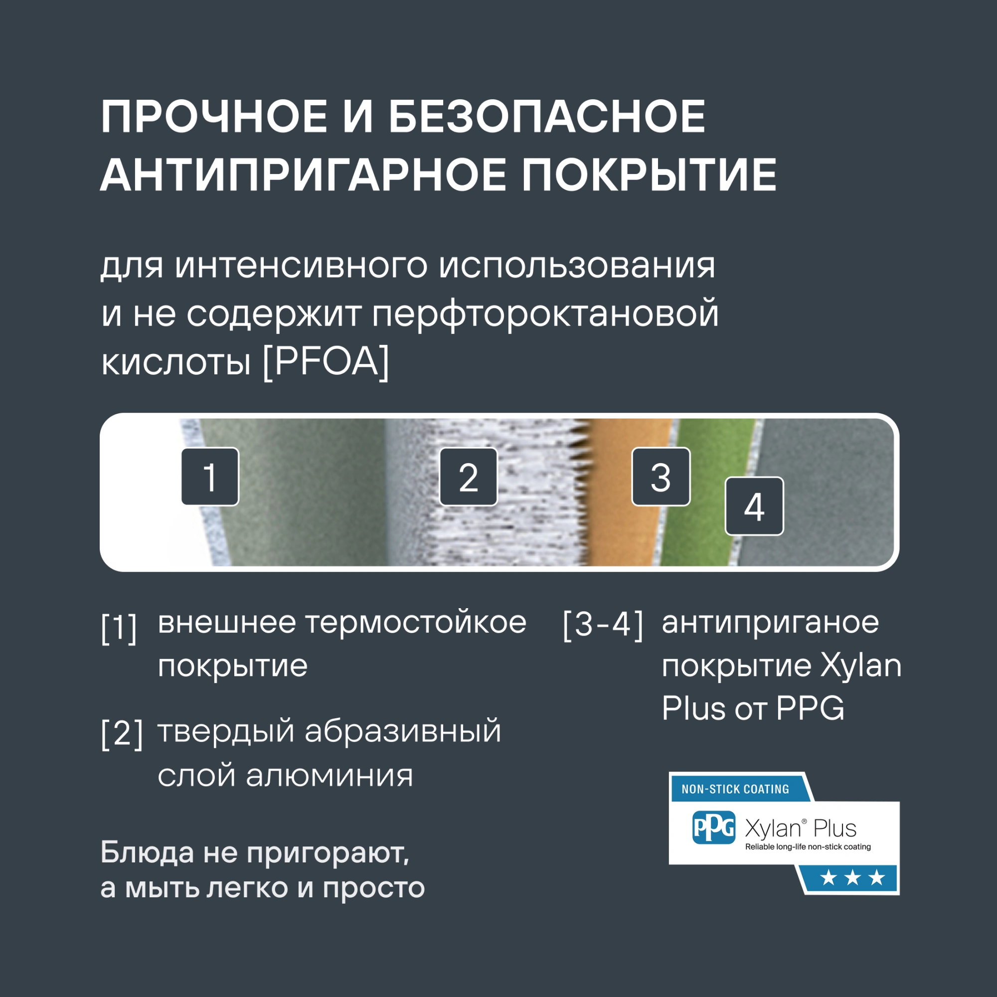 Сковорода Rondell Trumpf RDA-1342 круглая 24см покрытие: Xylan Plus ручка несъемная (без крышки) черный